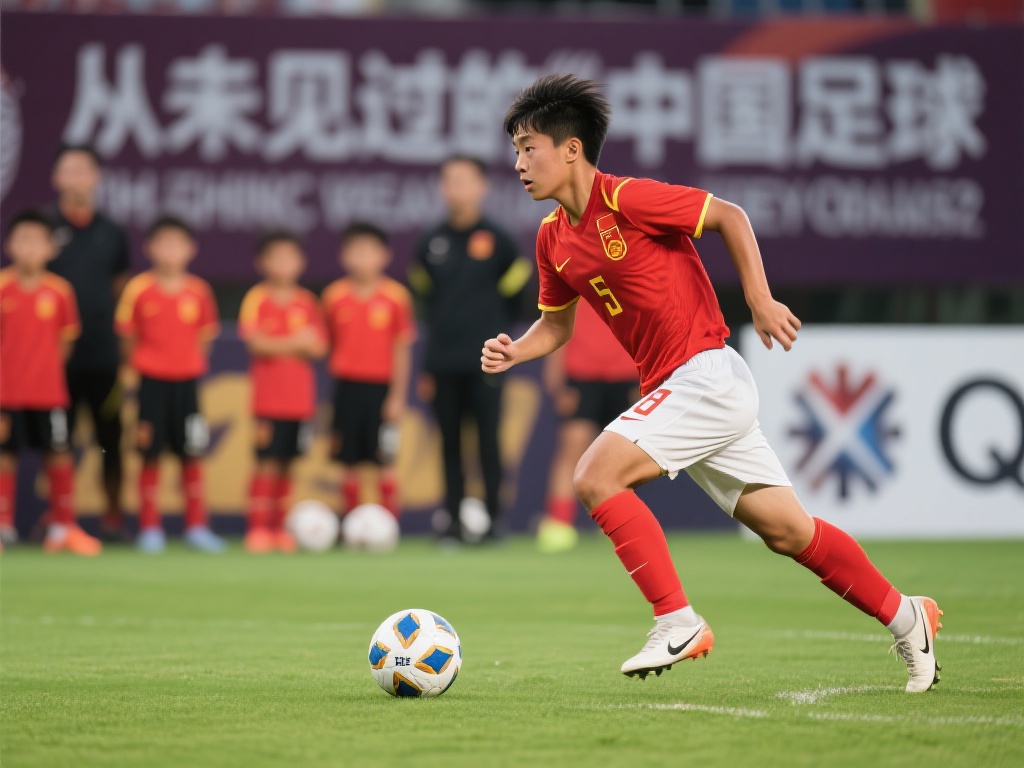 以本次亚洲杯上的某位国青前锋为例，他在多