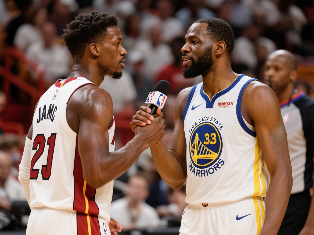 在NBA的赛场上，球员之间的相互尊重往往