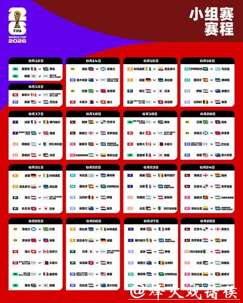 世界杯外围赛程时间表详细解析 世界杯外围赛程时间表详细解析